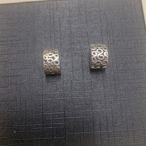 Pandora Swirl Clip charms - 2 identical clip spacers - discontinued